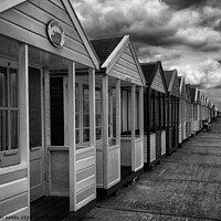 Buy canvas prints of Beach Huts by Alan Kirkby