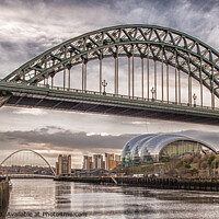 Buy canvas prints of Tyne Bridges by Alan Kirkby