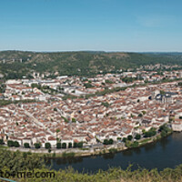 Buy canvas prints of Cahors Panorama by Alan Kirkby