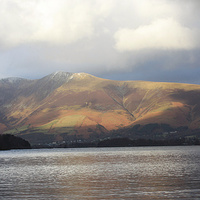 Buy canvas prints of Skiddaw over Derwent Water by Kirk Howie
