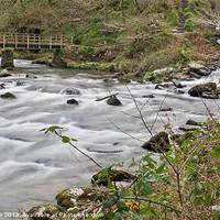 Buy canvas prints of watersmeet by malcolm fish