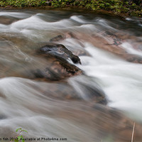 Buy canvas prints of FAST FLOWING WATER by malcolm fish