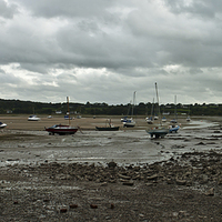 Buy canvas prints of Red Wharf Bay by malcolm fish