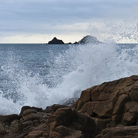 Buy canvas prints of Crashing Waves by malcolm fish