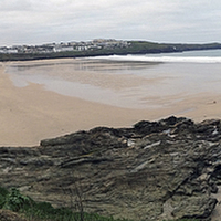 Buy canvas prints of Fistral Beach Newquay by malcolm fish