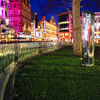 Buy canvas prints of Bright lights of London by Jasna Buncic