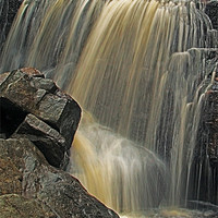 Buy canvas prints of Hambleton Dyke Waterfall by Steven Watson