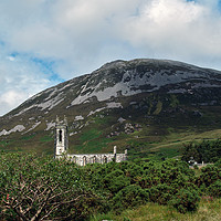 Buy canvas prints of St. John's Church and Errigal Mountain by Steven Watson