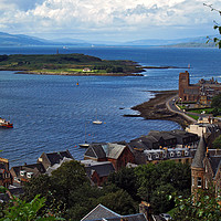 Buy canvas prints of From MacCaig's Tower in Oban, Argyll.  by Steven Watson