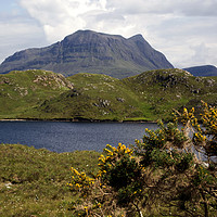 Buy canvas prints of Loch Buine Moire and Cùl Mòr by Steven Watson