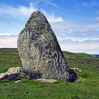 Buy canvas prints of The Burragarth Stone by Steven Watson