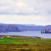 Buy canvas prints of Hillswick Ness and The Drongs by Steven Watson