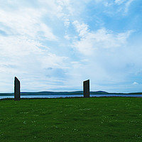 Buy canvas prints of The Stones of Stenness by Steven Watson