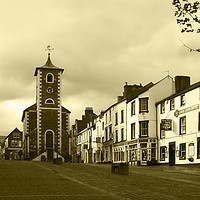 Buy canvas prints of Moot Hall (Sepia) by Steven Watson