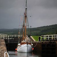 Buy canvas prints of Caledonian Canal by Steven Watson