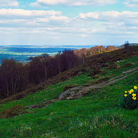 Buy canvas prints of From Otley Chevin by Steven Watson