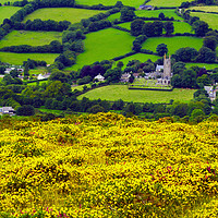 Buy canvas prints of Widecombe in the Moor by Steven Watson