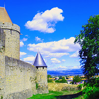 Buy canvas prints of Carcassonne by Steven Watson