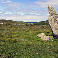 Buy canvas prints of The Burragarth Stone 2 by Steven Watson