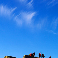 Buy canvas prints of Almscliff Crag Summit by Steven Watson
