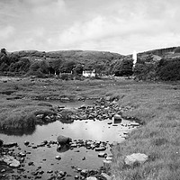 Buy canvas prints of Dervaig (Monochrome) by Steven Watson