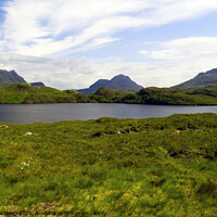 Buy canvas prints of Mountains of Assynt by Steven Watson