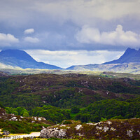 Buy canvas prints of Canisp and Suilven by Steven Watson