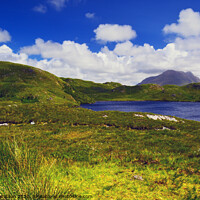 Buy canvas prints of Loch Buine Moire and Cùl Mòr by Steven Watson