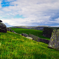Buy canvas prints of Glacial Erratics at Norber by Steven Watson