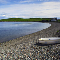 Buy canvas prints of The Ura Firth at Hillswick  by Steven Watson