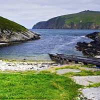 Buy canvas prints of Muckle Flugga Shore Station at Fiska Wick  by Steven Watson