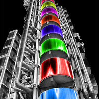 Buy canvas prints of LLOYDS BUILDING by Helen Cullens
