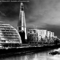 Buy canvas prints of THE SHARD FROM TOWER BRIDGE by Helen Cullens