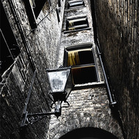 Buy canvas prints of NARROW ALLEY by Helen Cullens