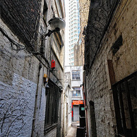 Buy canvas prints of ALLEY & CENTREPOINT by Helen Cullens