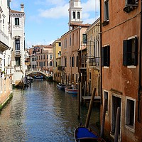 Buy canvas prints of CANAL VENICE                                     by Helen Cullens