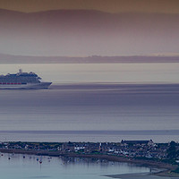 Buy canvas prints of Cruise Ship Moray Firth by Stuart Prosser