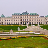 Buy canvas prints of BELVEDERE PALACE VIENNA by radoslav rundic