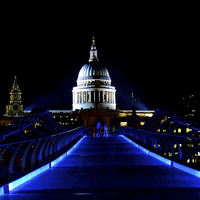Buy canvas prints of  ST. PAUL'S CATHEDRAL BY THE NIGHT 3 by radoslav rundic