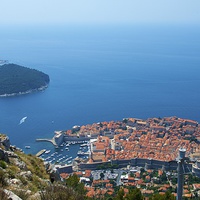 Buy canvas prints of  DUBROVNIK FROM THE HILL by radoslav rundic