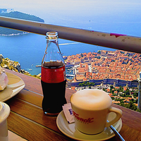 Buy canvas prints of  COFFEE WITH A VIEW by radoslav rundic