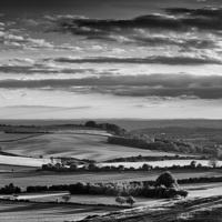 Buy canvas prints of  Wiltshire Landscape by Karl Thompson