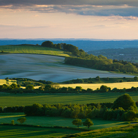 Buy canvas prints of Wiltshire Landscape by Karl Thompson