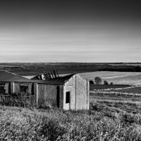 Buy canvas prints of  The old Cow Shed by Karl Thompson