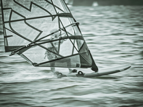 Wind Surfer Picture Board by David Martin