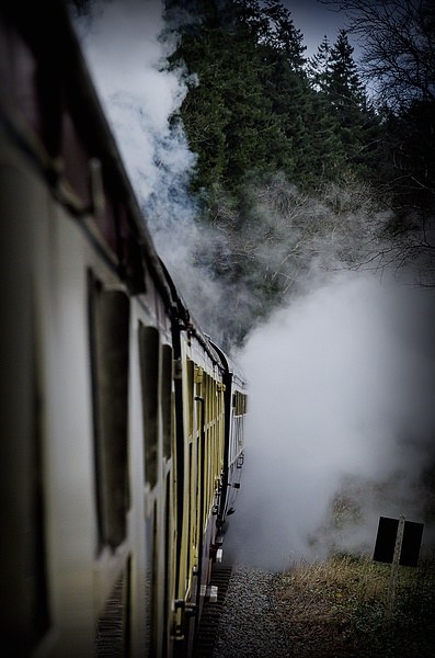  Steam Train Picture Board by David Martin