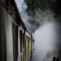 Buy canvas prints of  Steam Train by David Martin