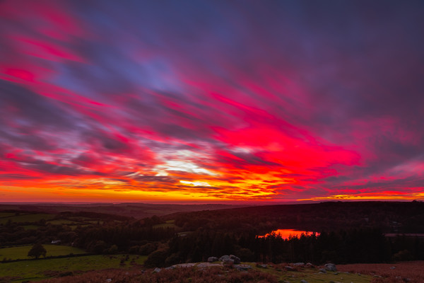 Fire in the Sky Picture Board by David Martin