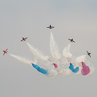 Buy canvas prints of Red Arrows 7 by David Martin