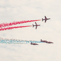 Buy canvas prints of Red Arrows 9 by David Martin